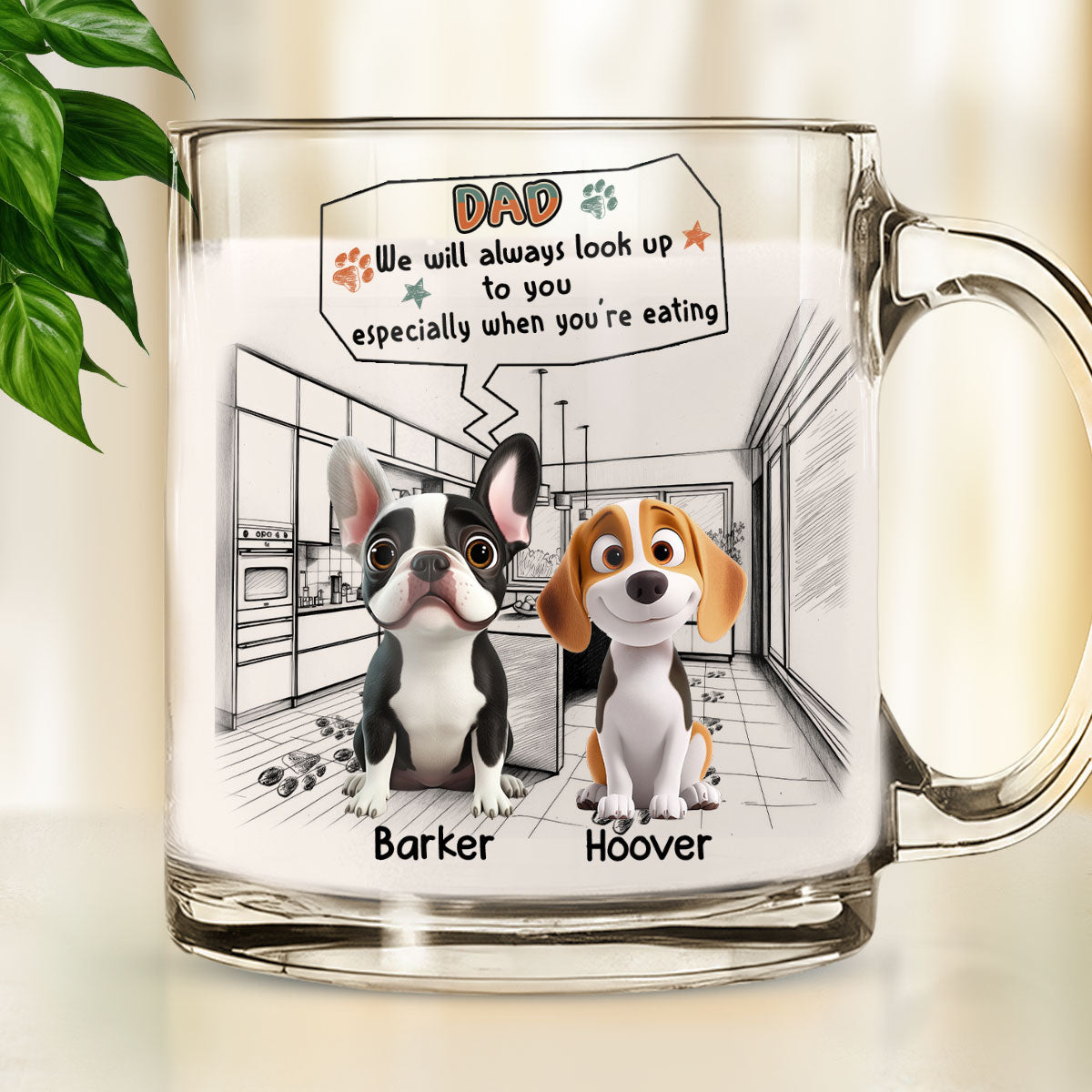 Personalized Custom Glass Mug - A Unique Drinking Companion