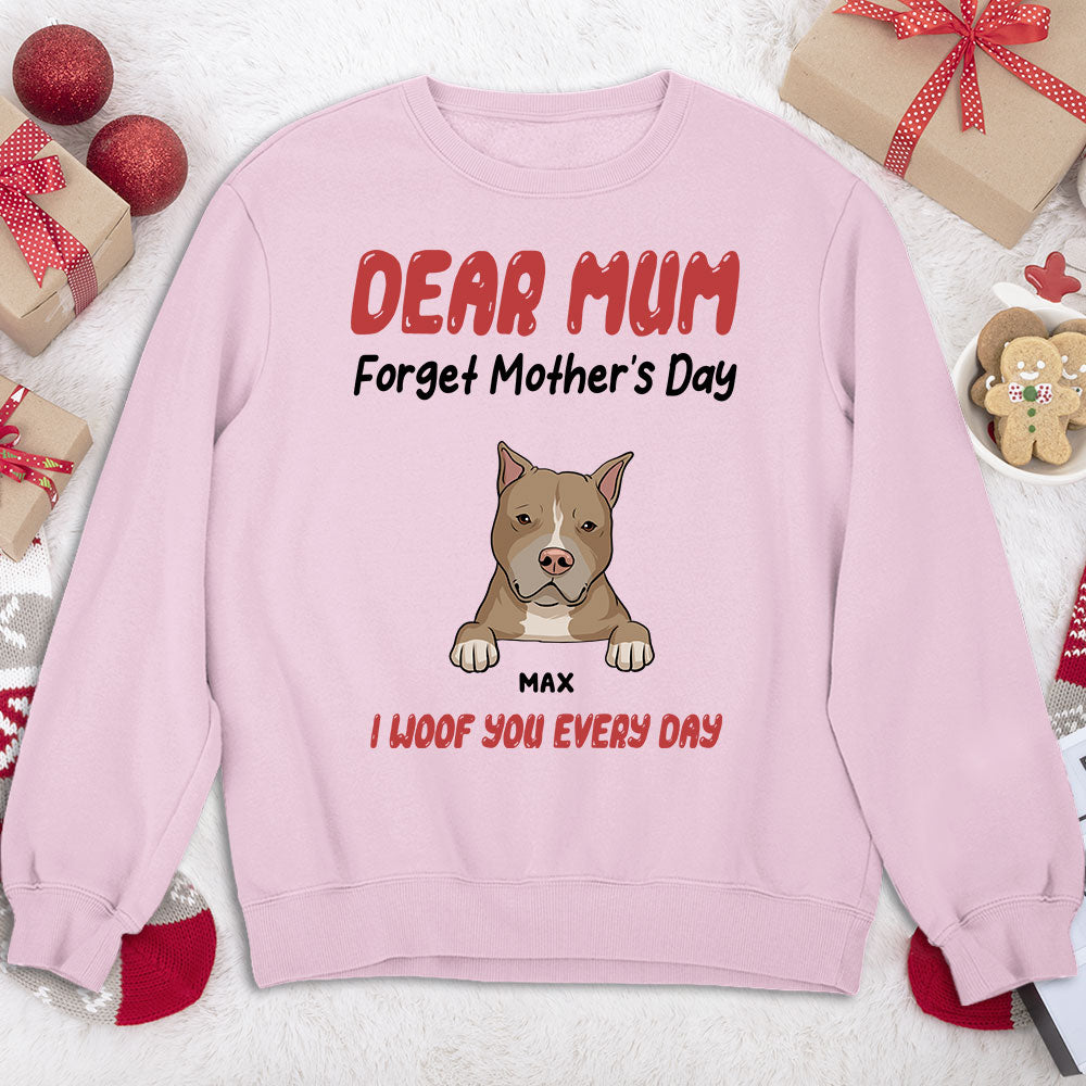 Daily Peeking Dog Personalized Custom Sweatshirt - A Must - Have for Pet Lovers