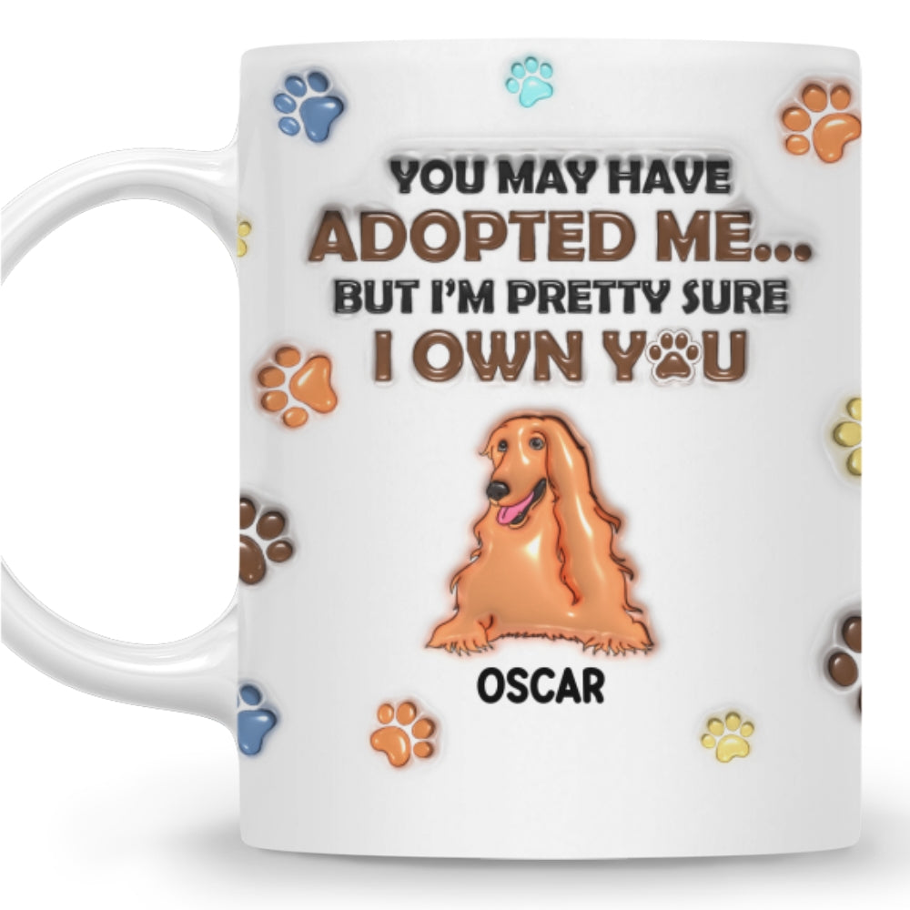 Personalized 3D Inflated Effect Ceramic Mug for Pet Lovers
