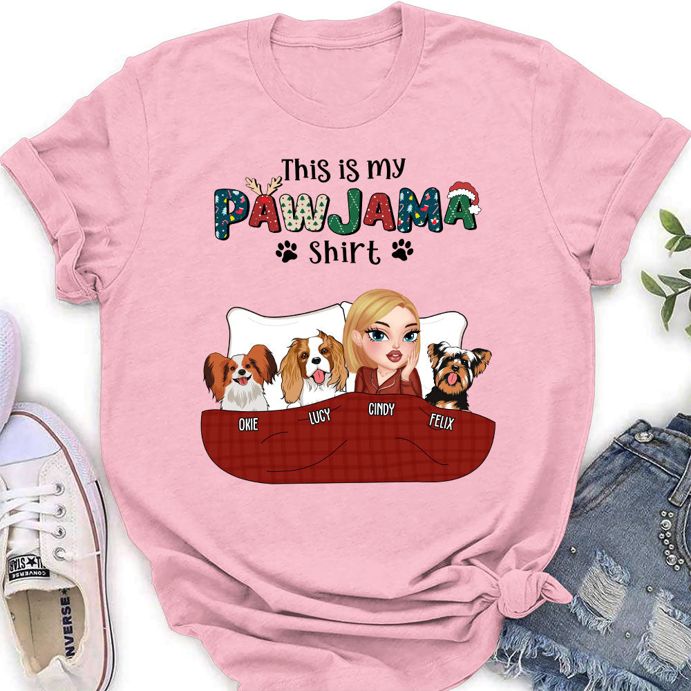 Personalized Pawjama Women's T-shirt - Ideal Gift for Pet Lovers