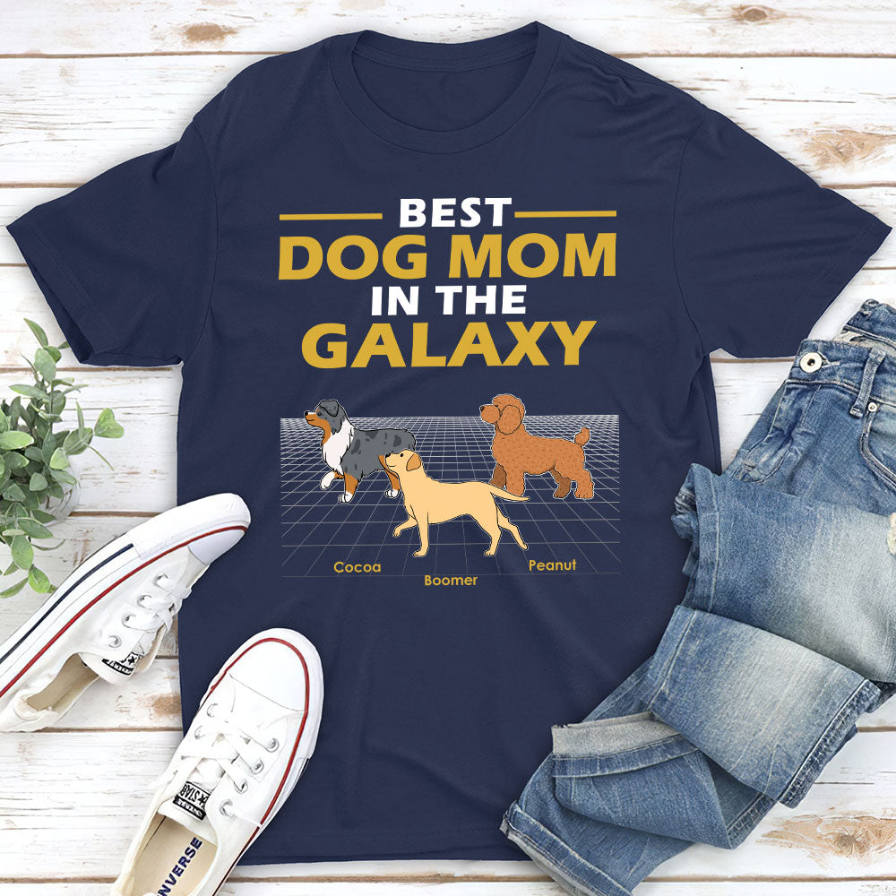 Best Dad Galaxy - Customizable Unisex Personalized T - shirt for Pet Lovers