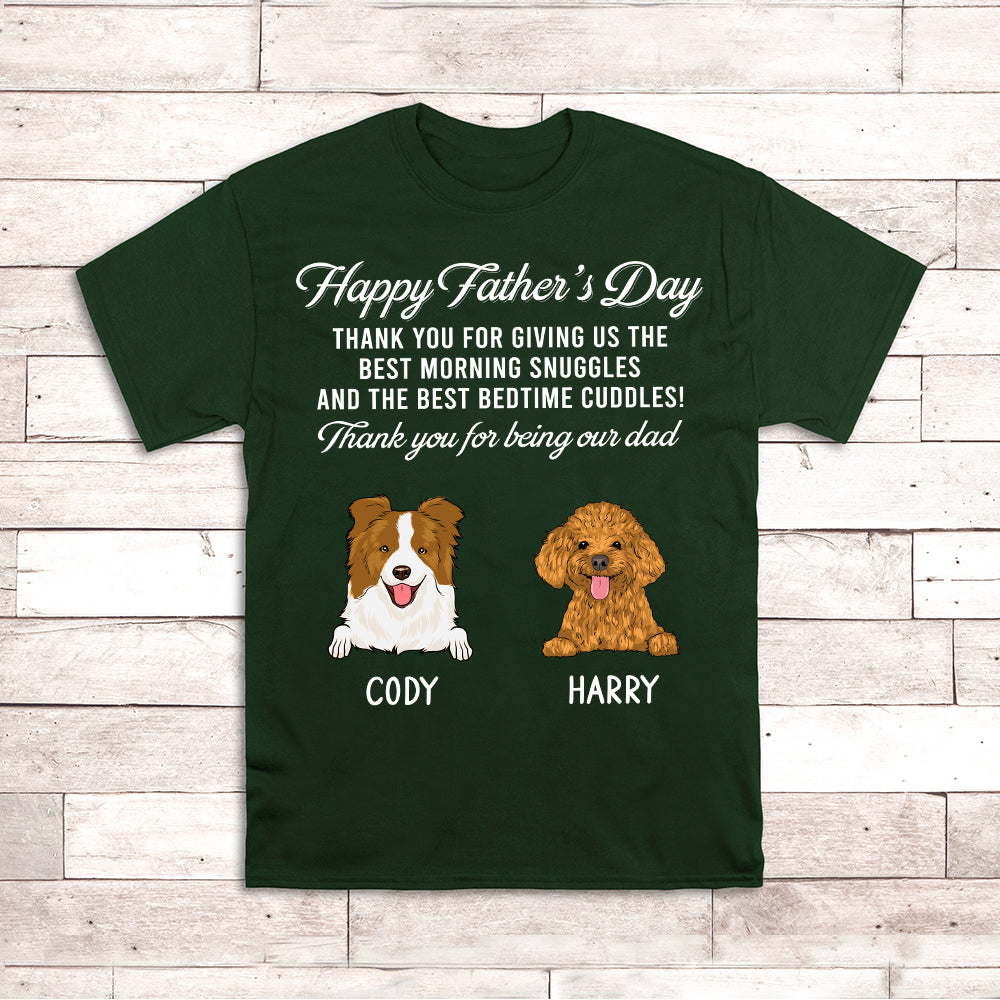 Personalized Thank You Dad Unisex T-shirt - Ideal Gift