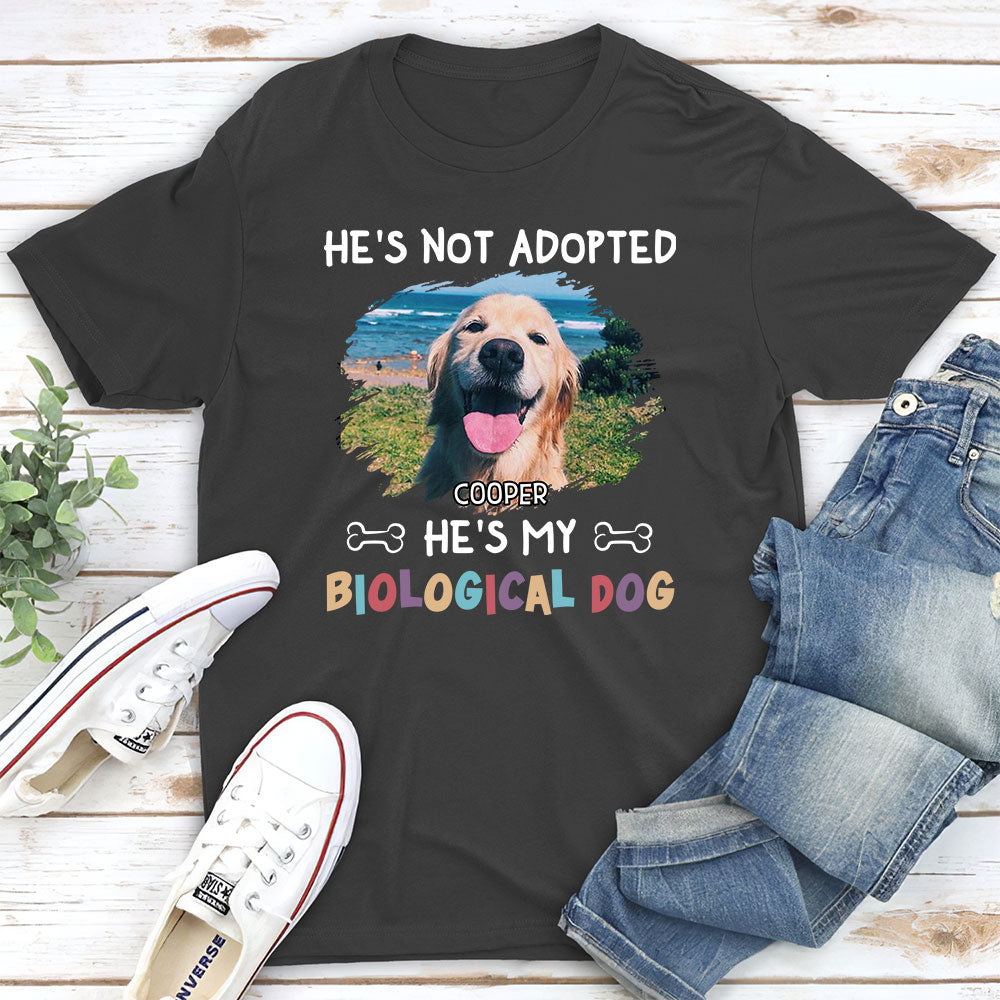 Personalized Custom Unisex My Biological Dog T-shirt - Ideal Gift for Pet Lovers
