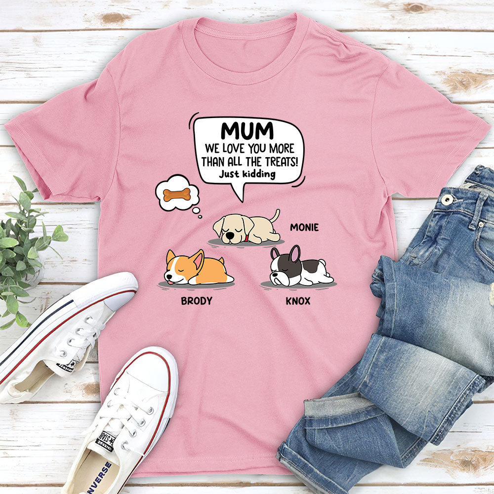 Just Kidding - Personalized Custom Unisex Pet Lover T-shirt