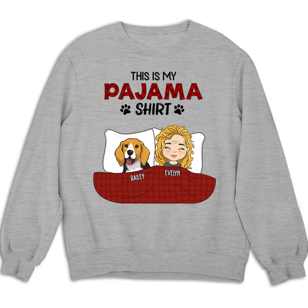 Personalized Custom Pajama Sweatshirt - Version 3: Ideal Gift for Pet Lovers