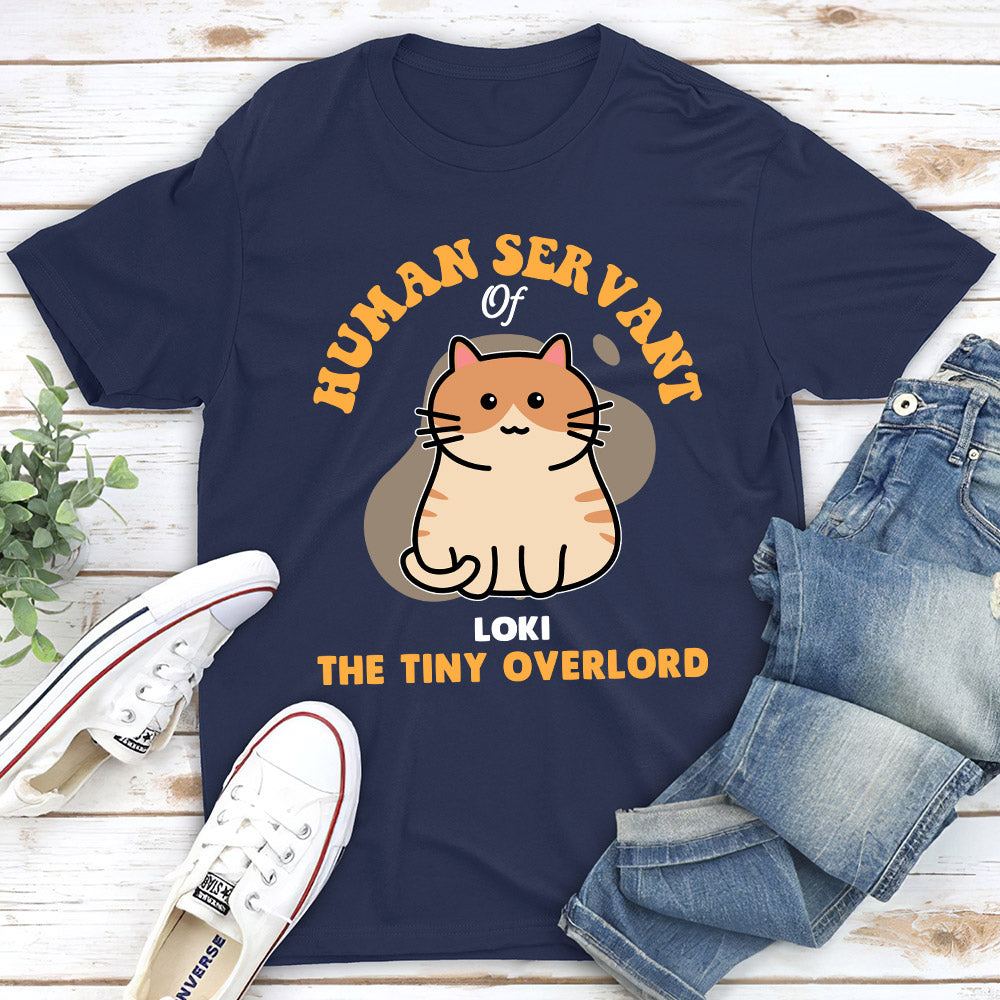 Personalized Custom Unisex 'Servant Of Cute Overlords' T-shirt for Pet Lovers