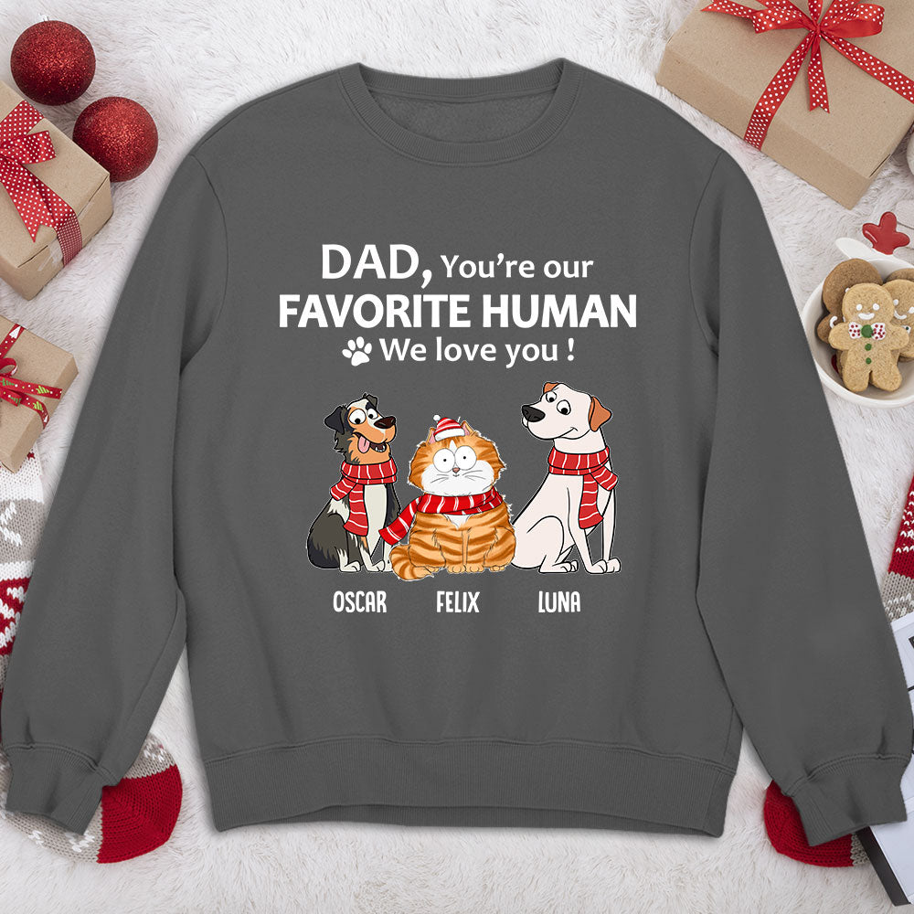 To My Human - Customizable Personalized Sweatshirt for Pet Lovers