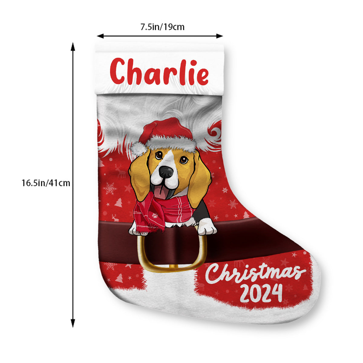2024 Merry Woofmas - Customizable Personalized Christmas Stocking