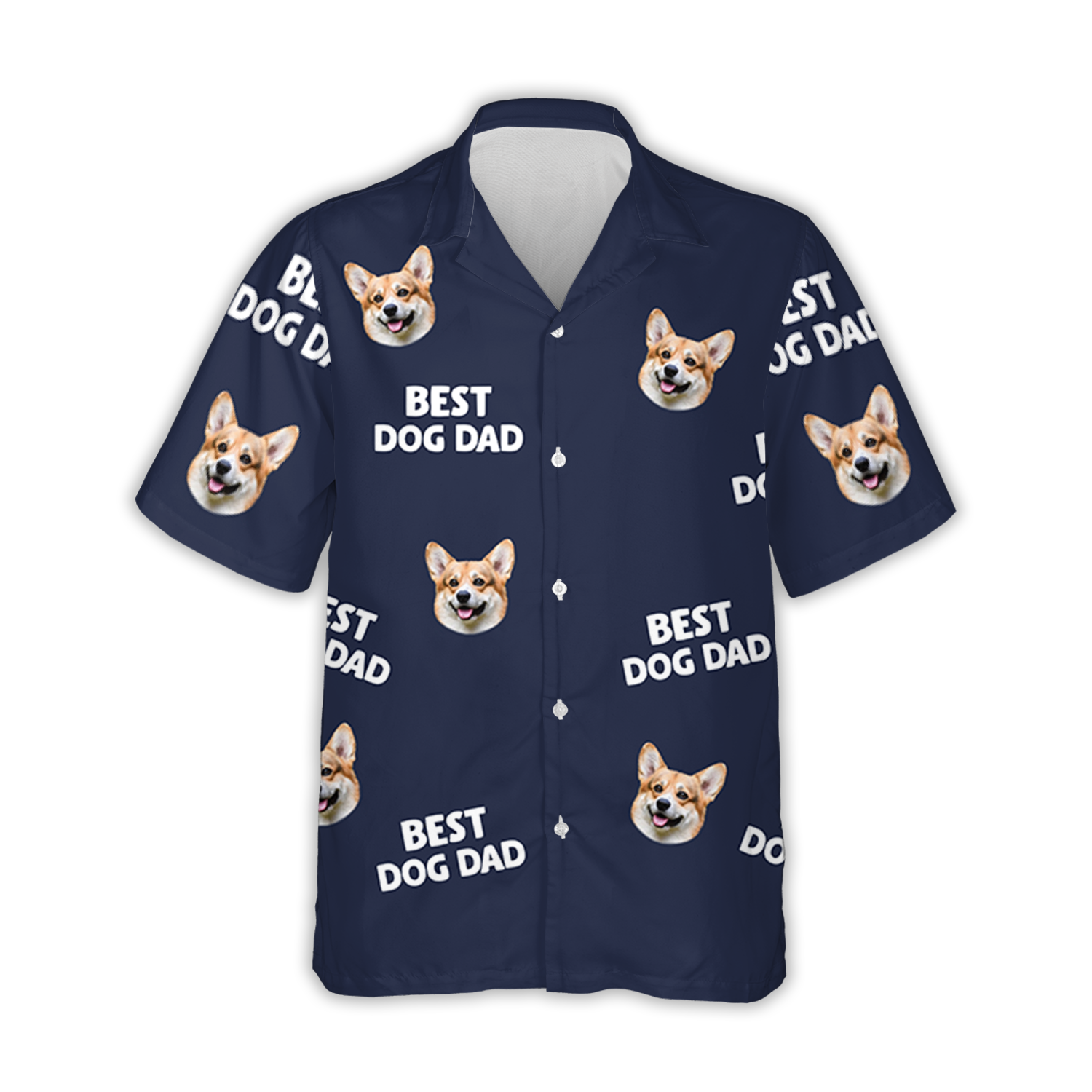 Personalized Custom Hawaiian Shirt with Your Pet's Face - Ideal for Mom, Dad, and Pet Lovers