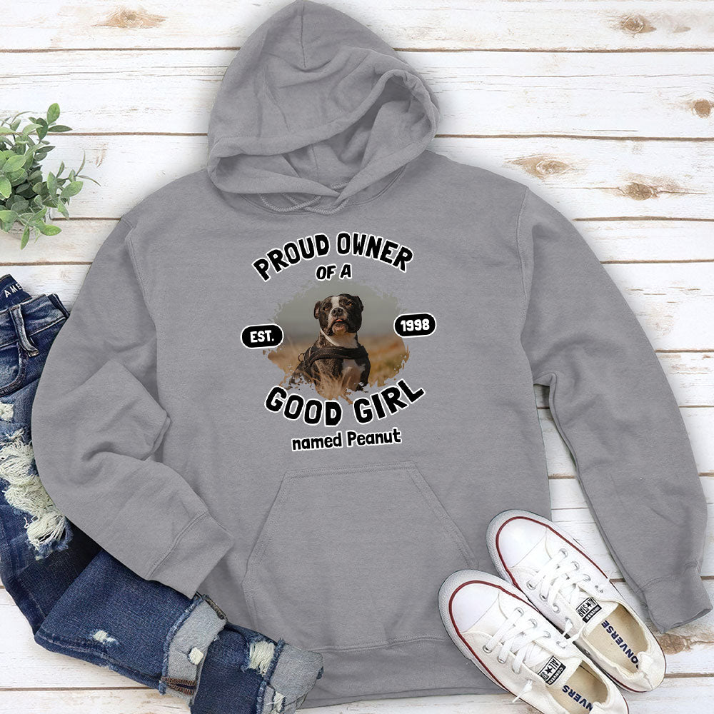 Personalized Pet Owner Photo Custom Hoodie - Ideal Gift for Pet Lovers