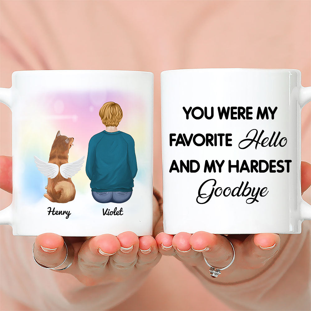 Personalized Custom Coffee Mug: A Tribute to Your Favorite Pets and Hard Goodbyes