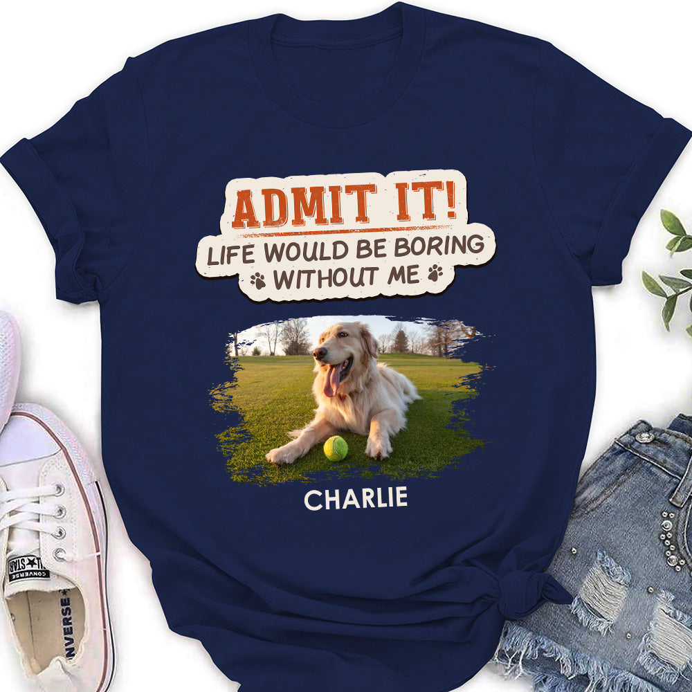 Personalized Custom Women's T-shirt: A Must - Have for Pet Lovers to Spice Up Boring Life