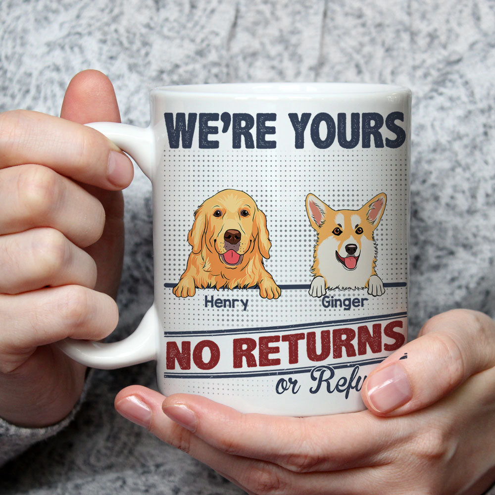 I Am Yours - Exquisite Personalized Custom Coffee Mug for Pet Lovers