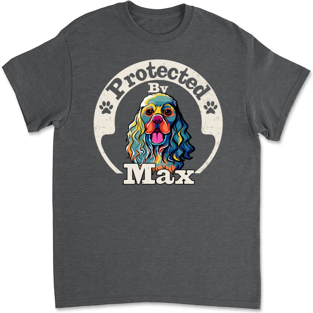 Human Dog Protected Ver 2 - Personalized Custom Unisex T-Shirt for Pet Lovers