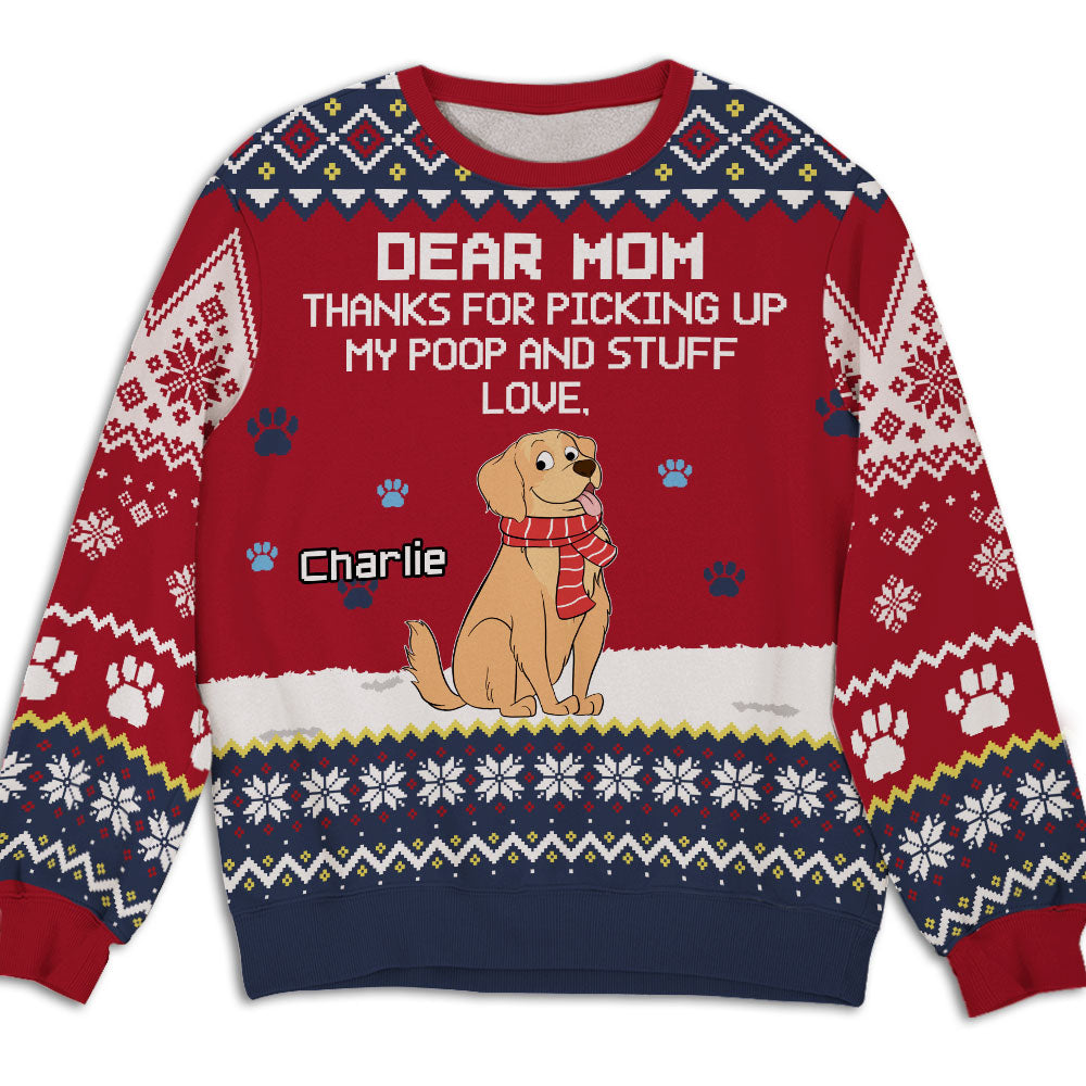 Personalized Custom All-Over-Print Funny Pet Lover's Sweatshirt