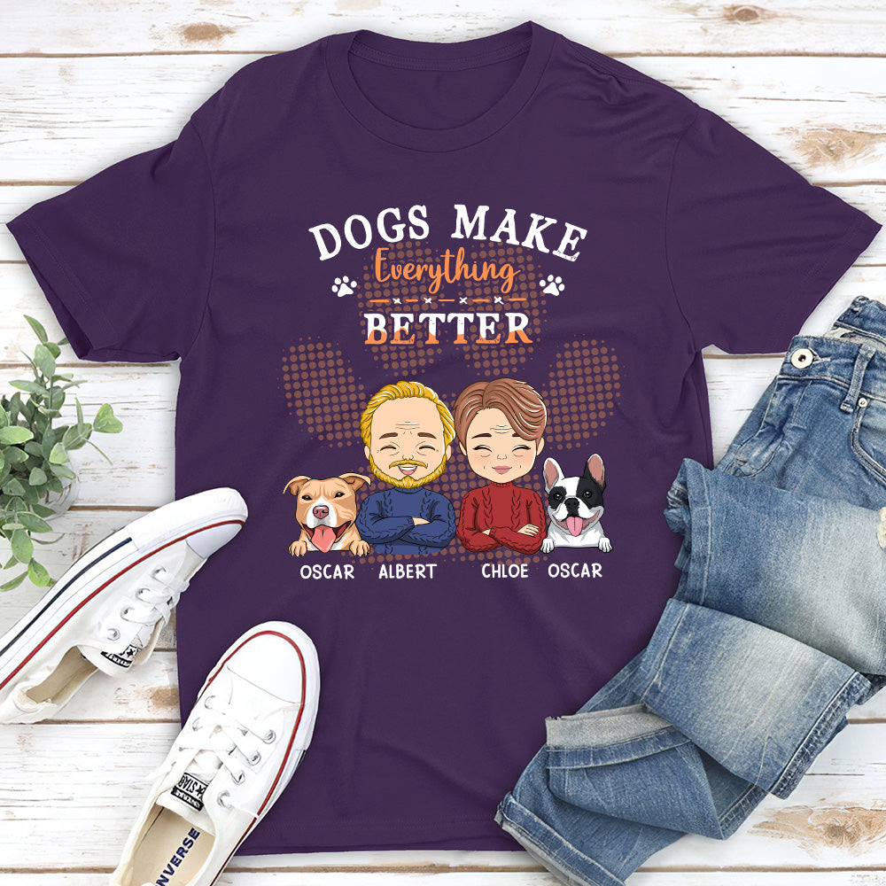 Everything Better - Customizable Unisex Personalized Pet Lover T-shirt