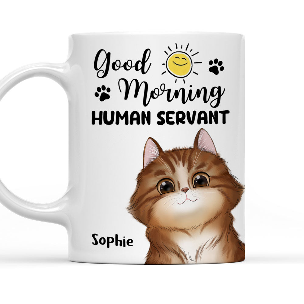 Good Morning - Customized Personalized Coffee Mug for Pet Lovers