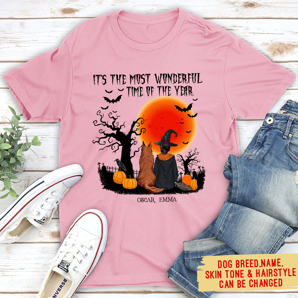 The Most Enchanting Time - Personalized Unisex Pet Lover T - shirt