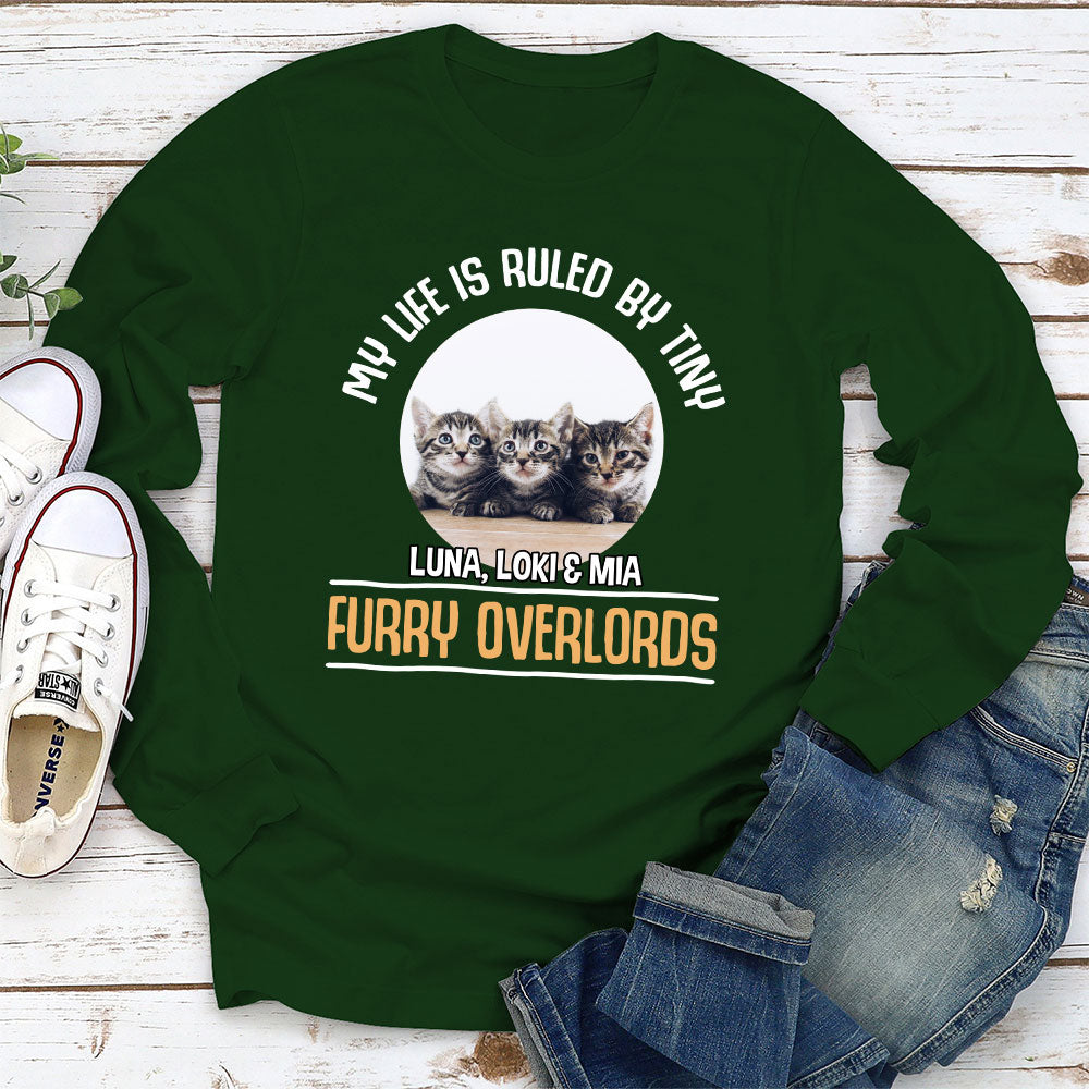 Personalized Furry Overlord Long Sleeve Custom T - shirt for Pet Lovers