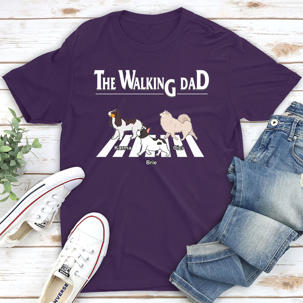 The Walking Dad 2 - Customizable Unisex Personalized Pet Lover T-shirt
