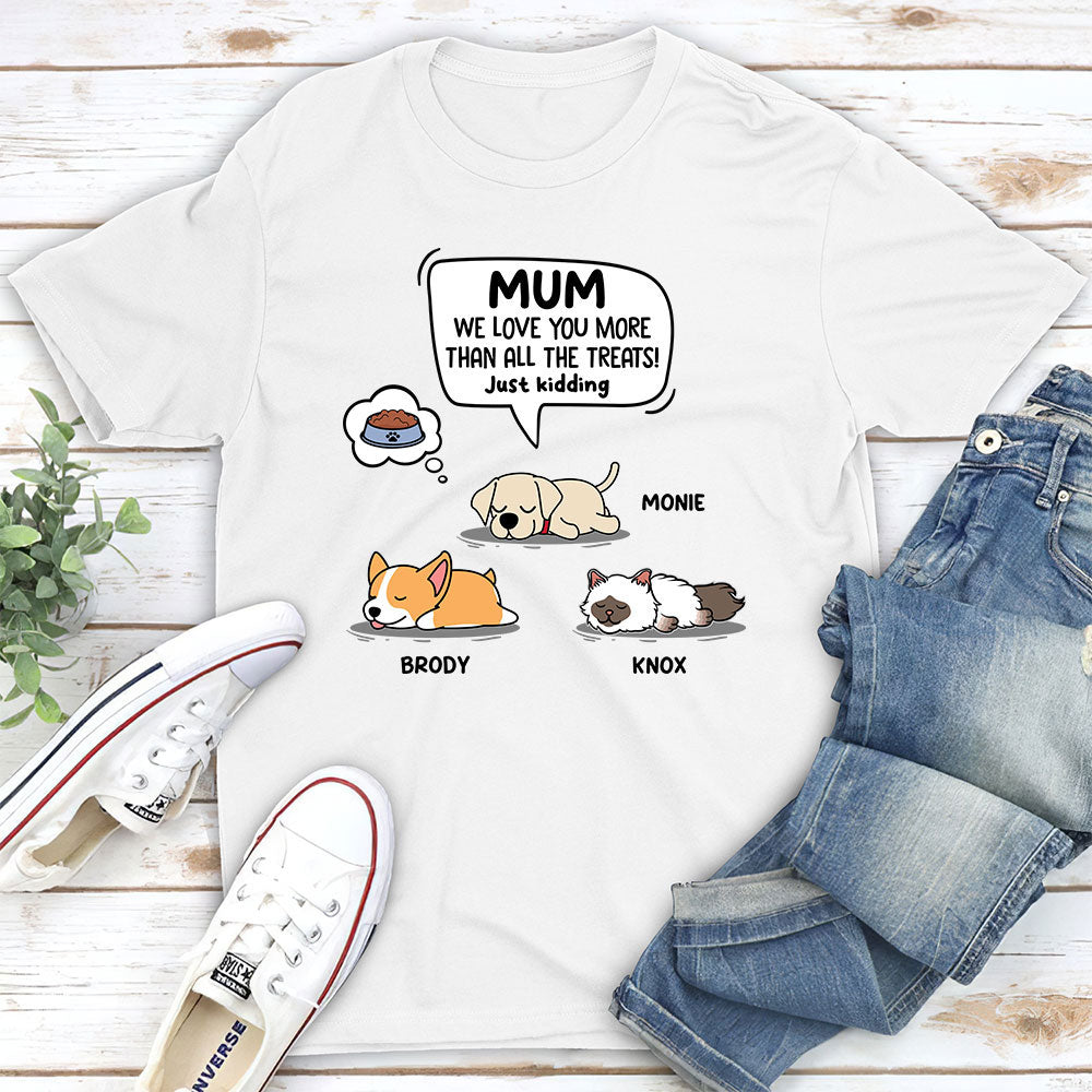Pet Lovers' Personalized Custom Unisex T-shirt with Uploadable Photo