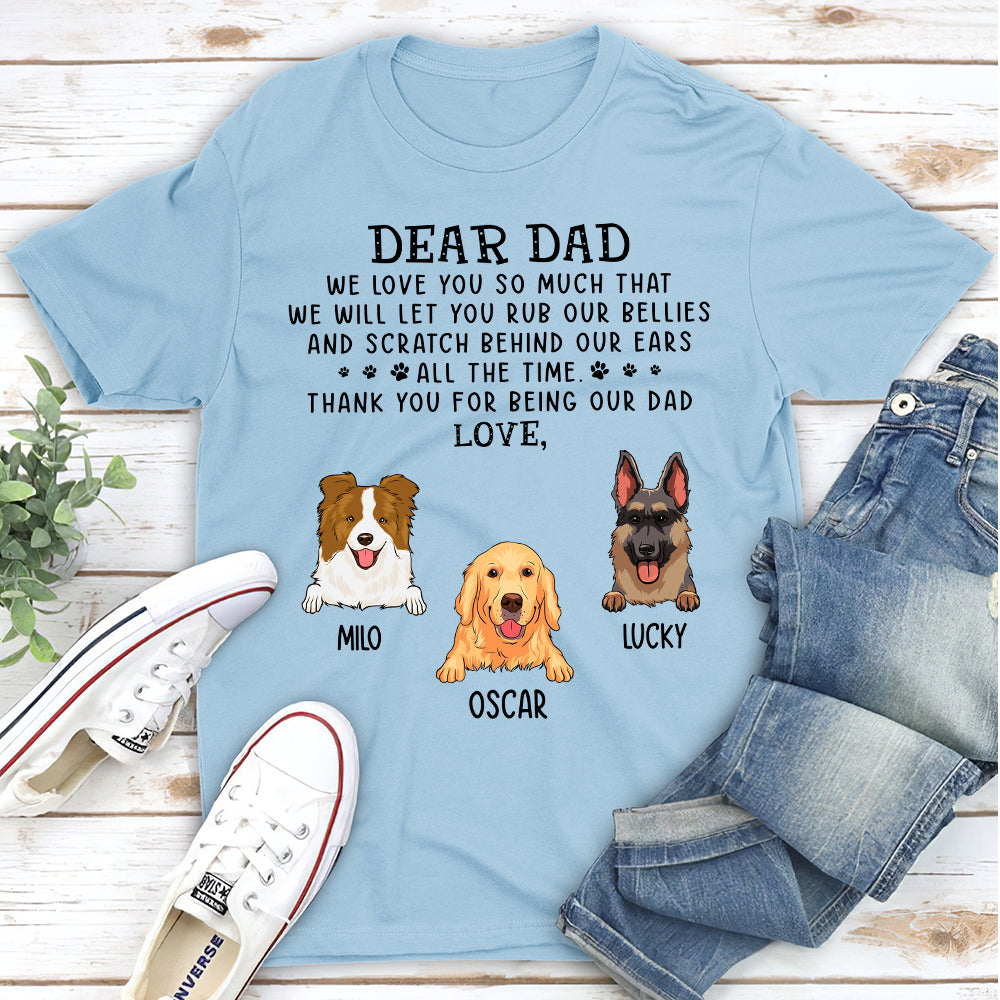 Personalized Custom Unisex 'Love You So Much' Pet Lover T-shirt