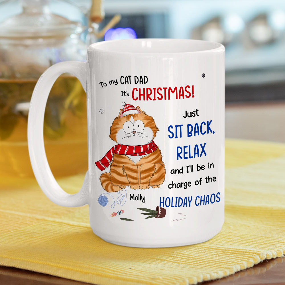 Personalized Custom Coffee Mug: Let Your Cat Rule the Chaos