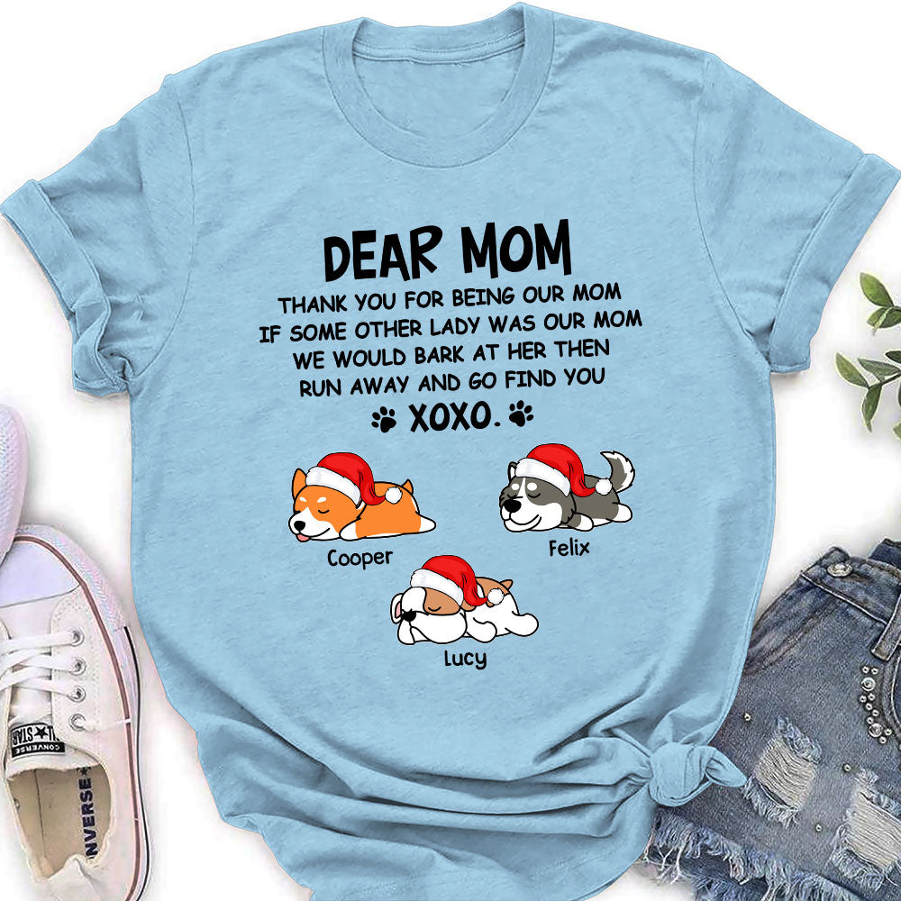 Dear Xoxo Personalized Custom Women's Sleeping T-shirt - Ideal Gift for Pet Lovers
