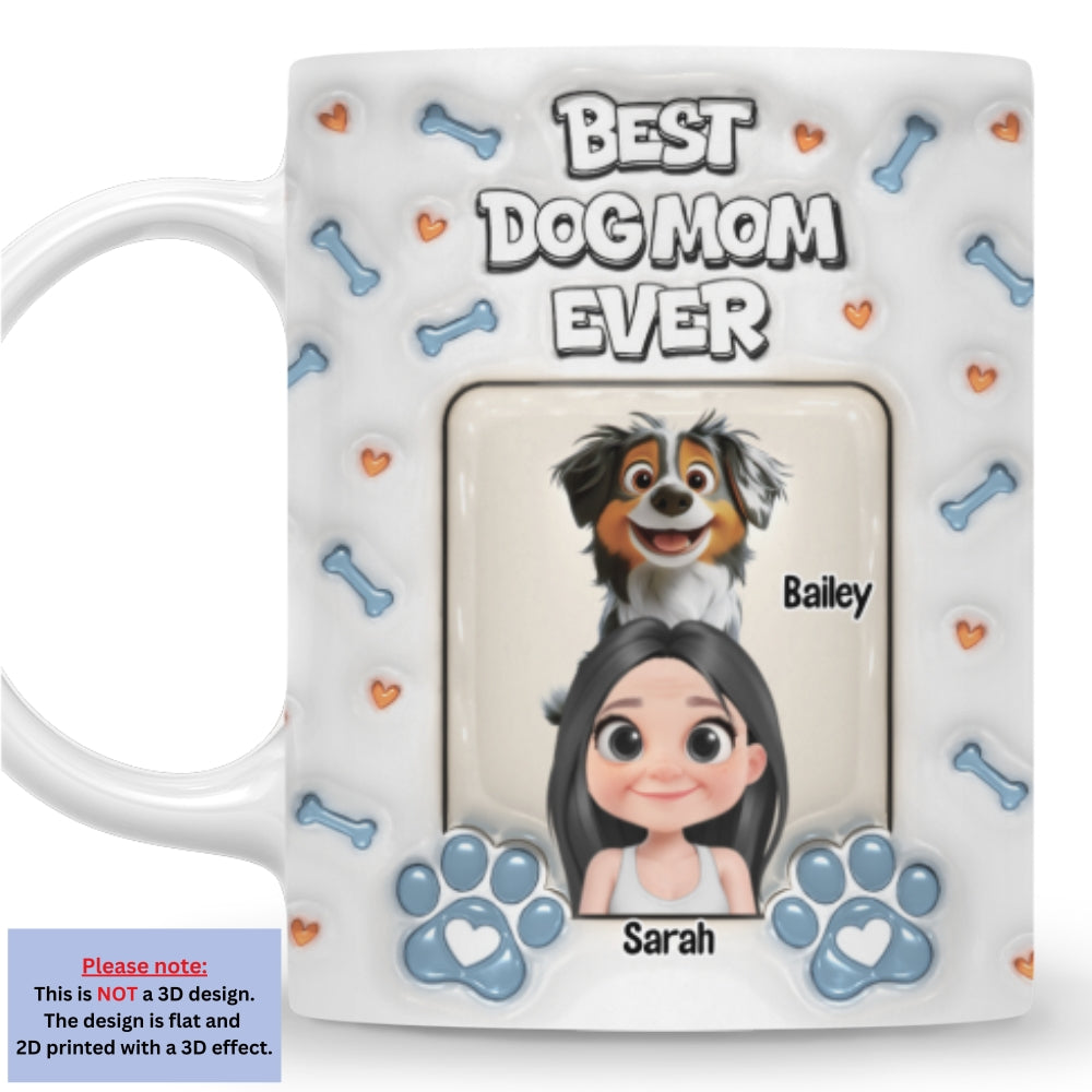 Mother's Day Personalized 3D Inflated Effect Custom Mug