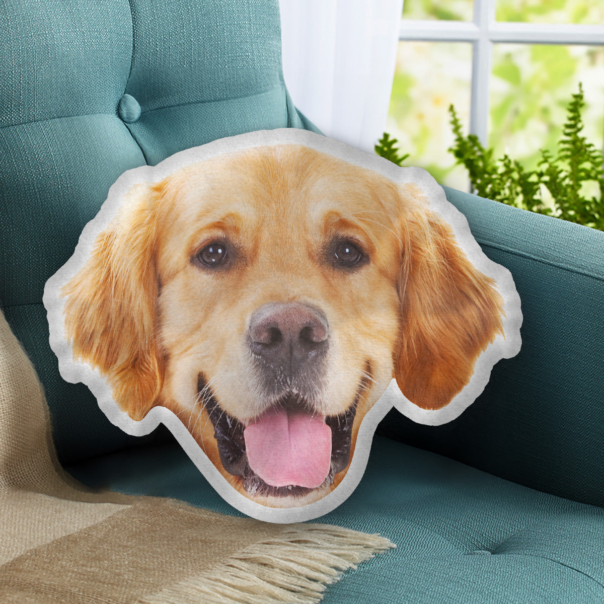 Personalized Custom Photo Pet Shaped Pillow - Unique Gift Idea