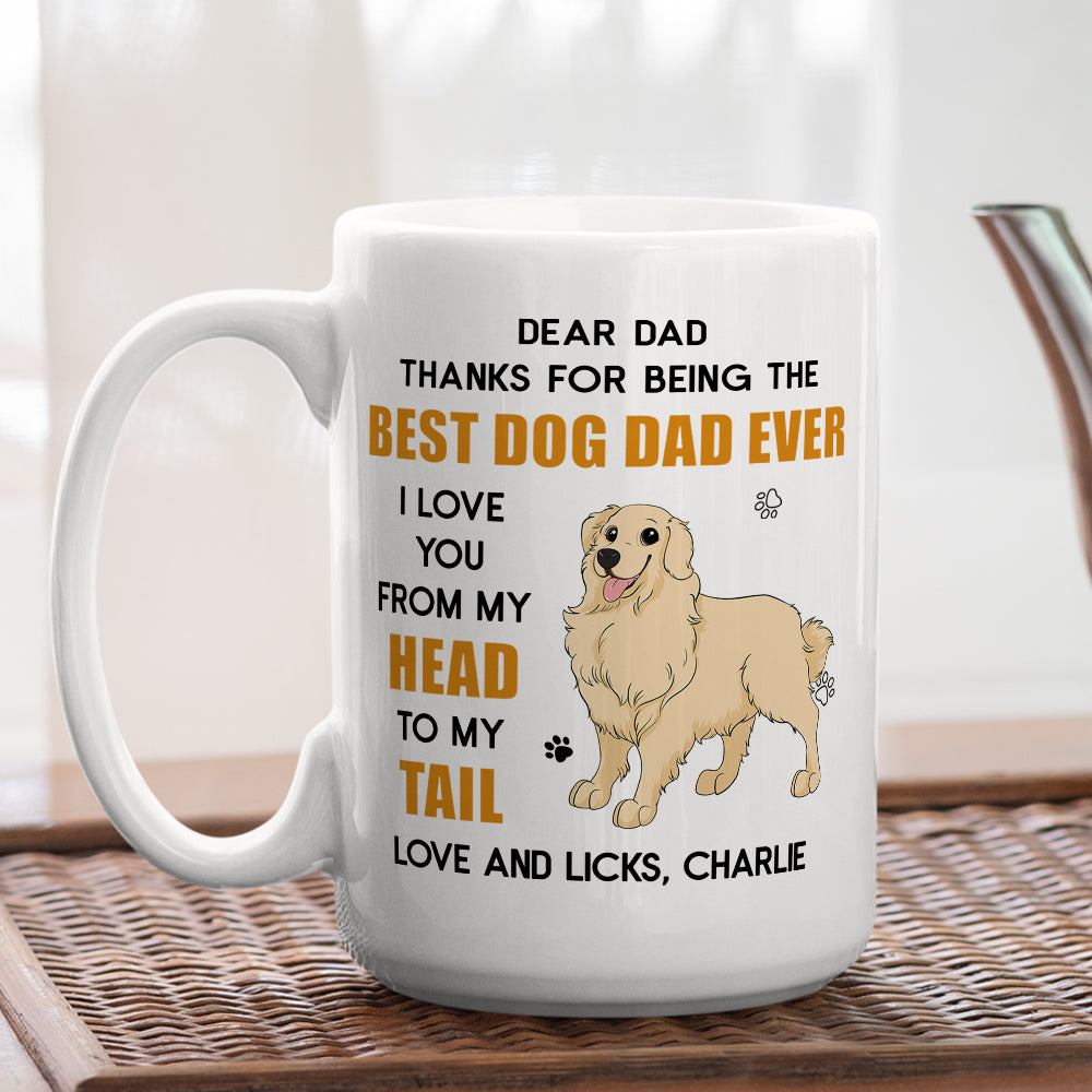 Head To Tail - Exclusively Personalized Custom Coffee Mug for Pet Lovers