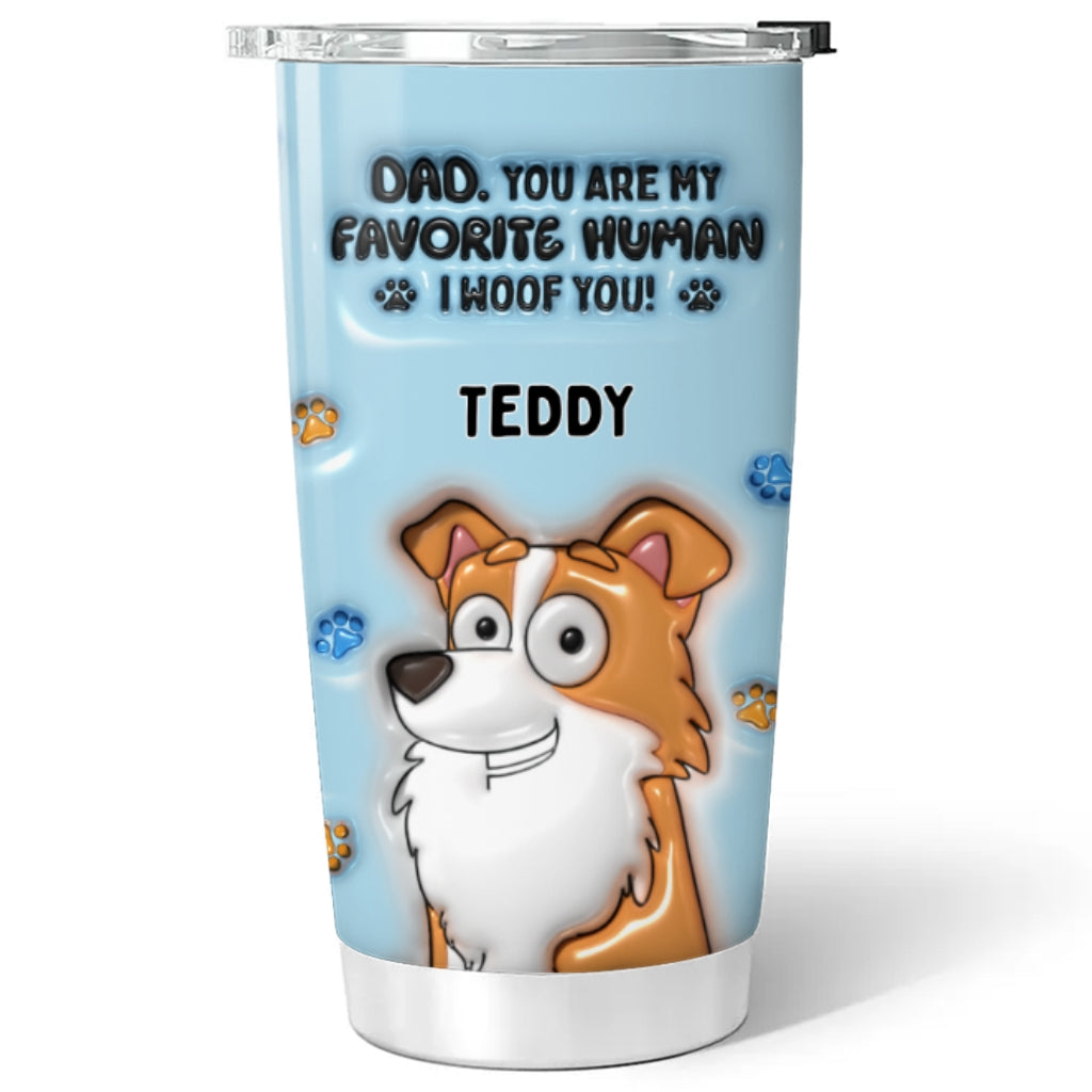 Personalized 3D Inflated Effect Custom Tumbler - Your Favorite Human Accessory