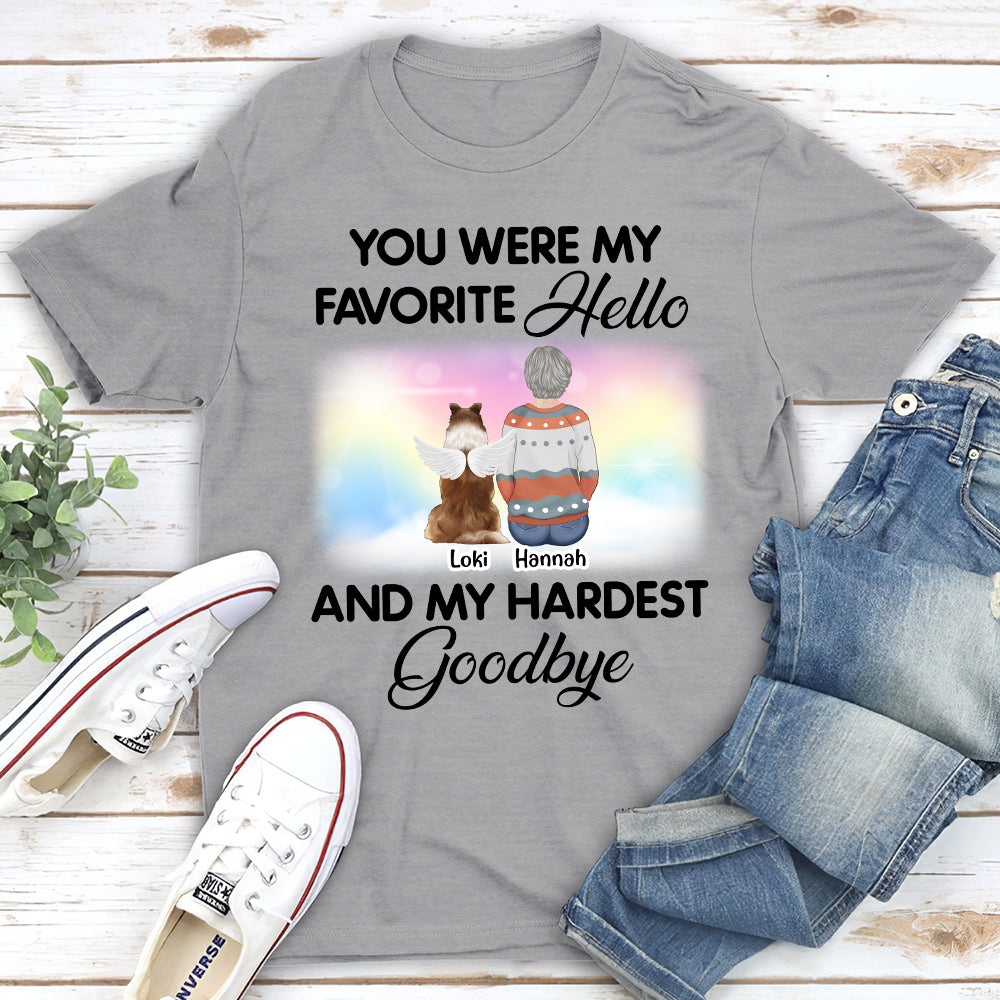 Personalized Custom Unisex Memorial T-shirt - Ideal Gift for Pet Lovers