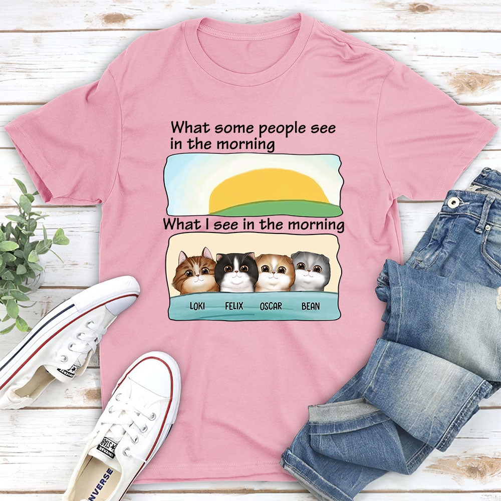 What I See - Personalized Custom Unisex Pet Lover T-shirt