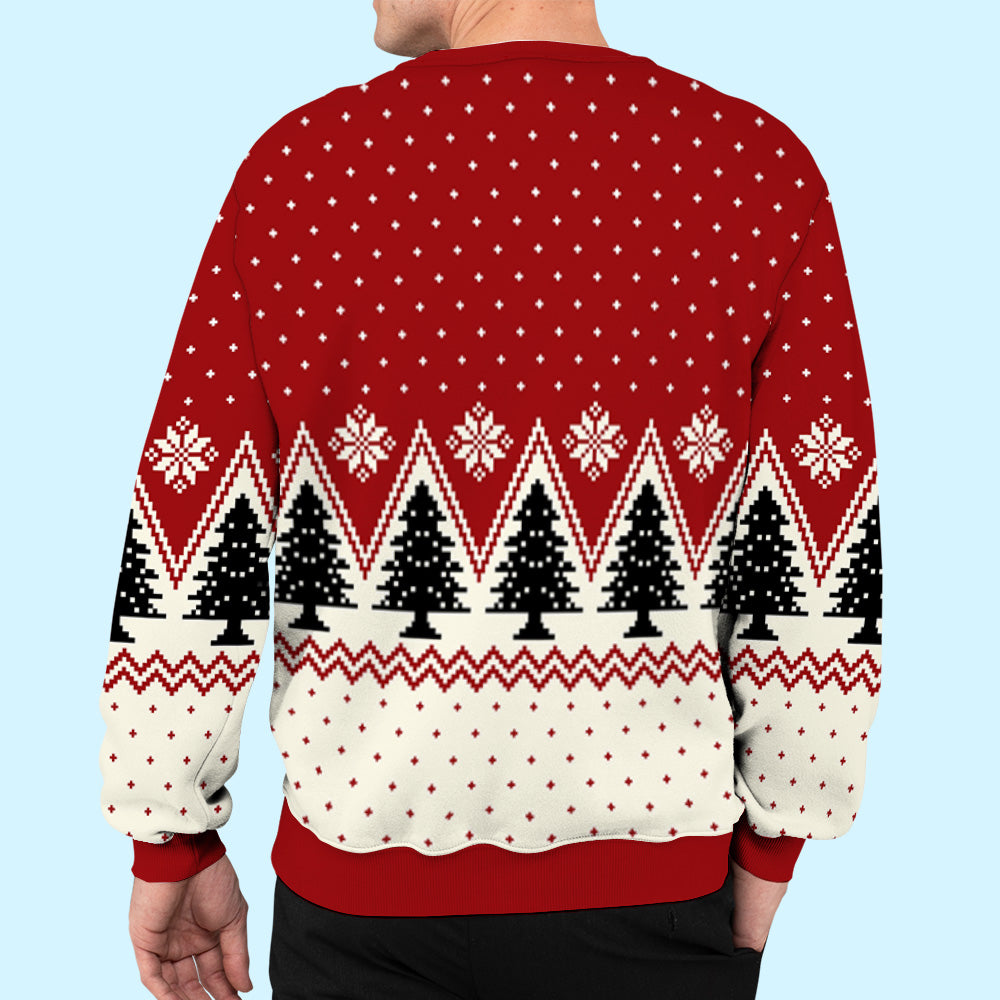 Personalized Custom All-Over-Print Favorite Human Sweatshirt - Ideal Gift for Pet Lovers