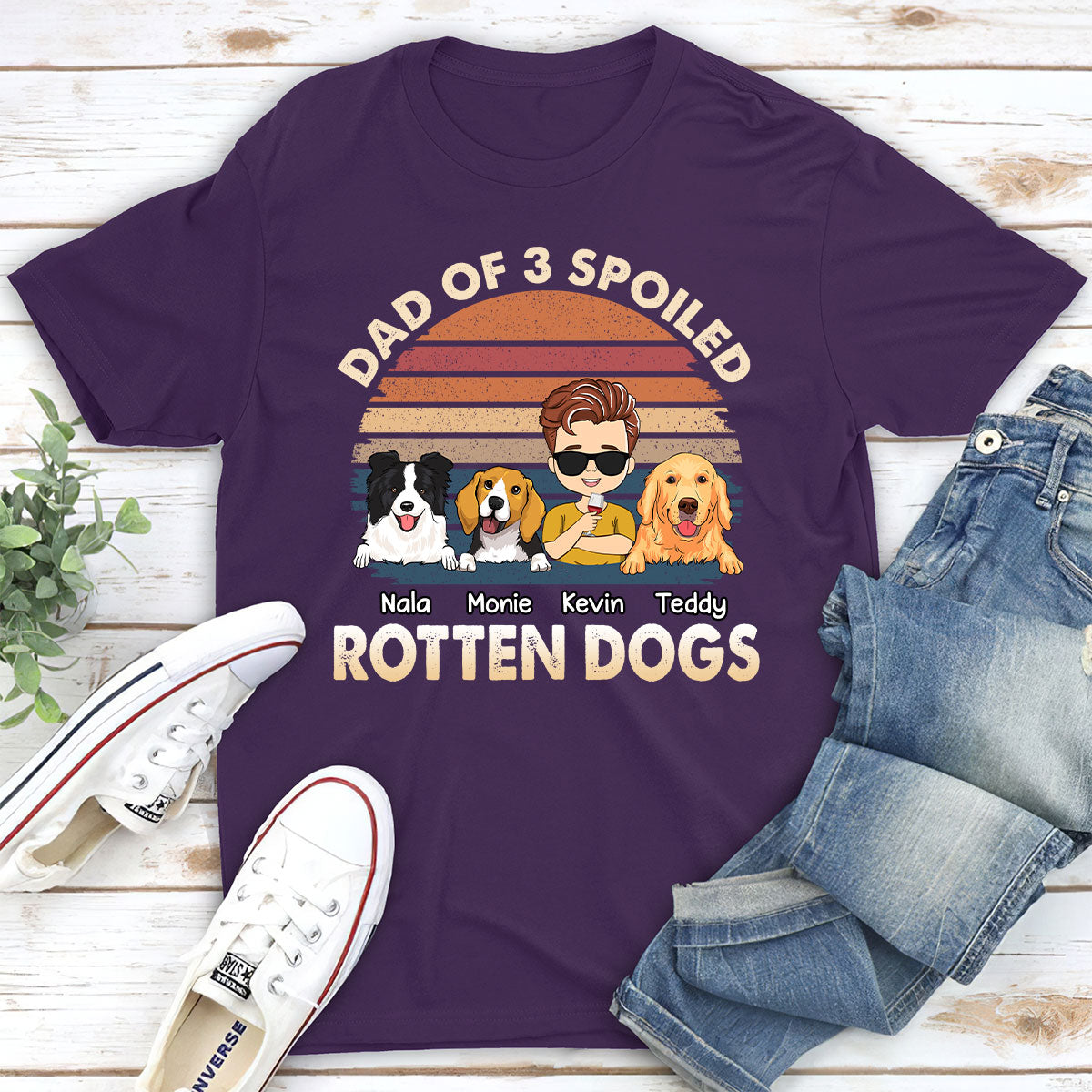 Rotten Dog Version 2 - Customizable Unisex Personalized T - shirt for Pet Lovers