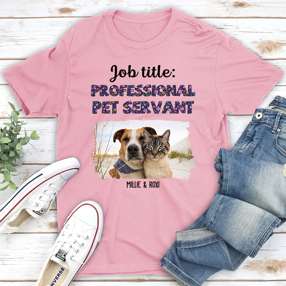 Customizable Professional Pet Servant Unisex T - shirt: Ideal Gift for Pet Lovers