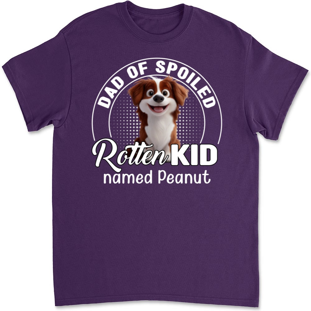 Spoiled Rotten Pet Chibi Cartoon Personalized Unisex T - shirt: Ideal Gift for Pet Lovers