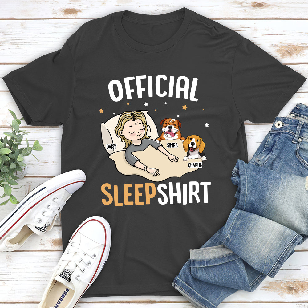 Personalized Unisex Sleep T-shirt - Ideal Gift for Pet Lovers