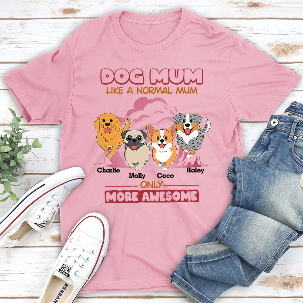 Unique Personalized Unisex T-shirt - Ideal for Pet Lovers, Like A Normal Dad Style