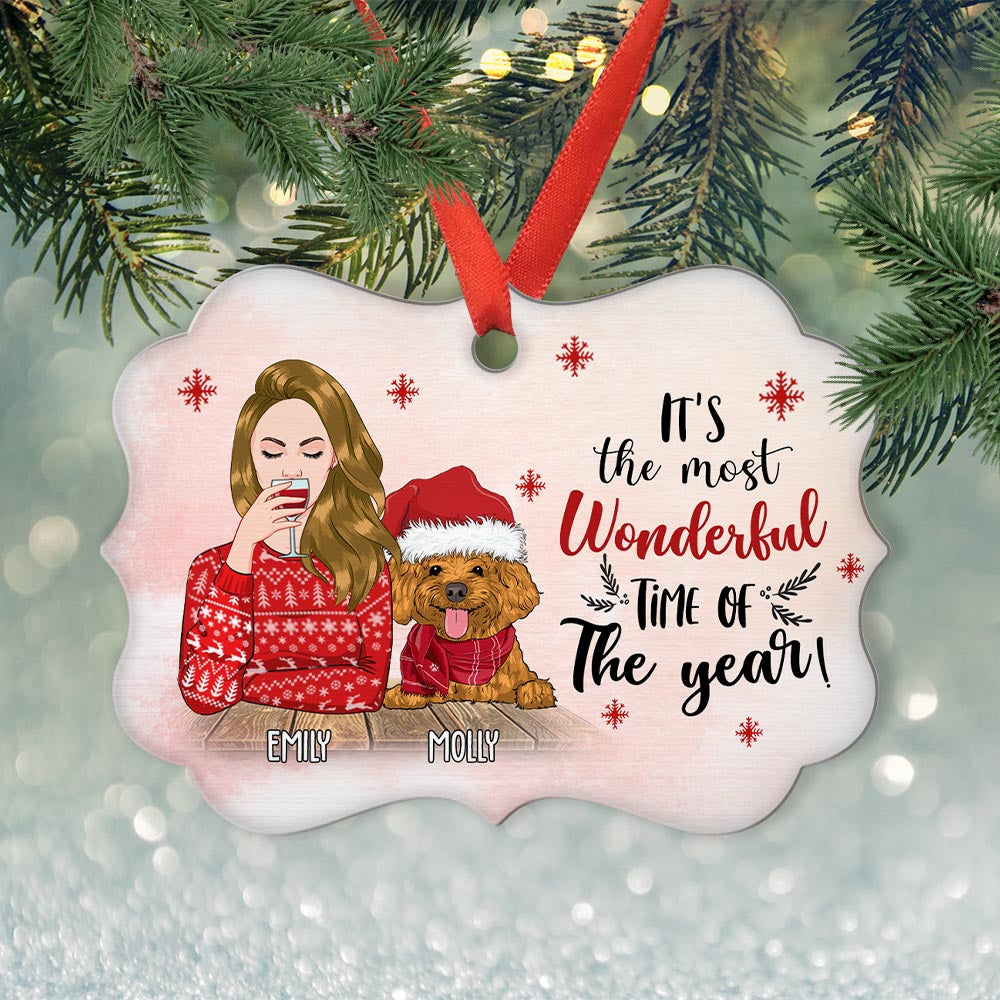 Personalized Custom Aluminum Pet Ornament for Wonderful Holiday Times