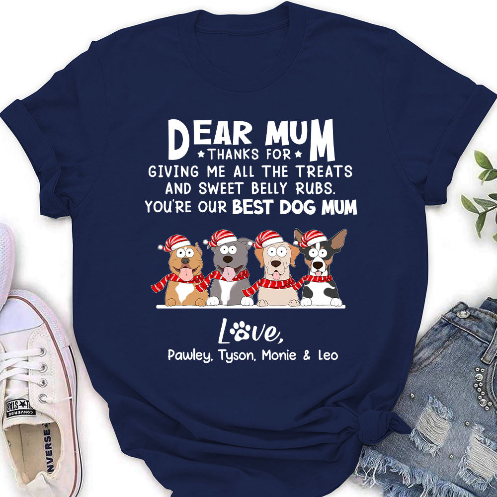 Sweet Belly Rubs - Customizable Personalized Women's Pet Lover T-shirt