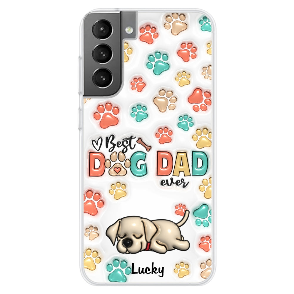 Best Fur Mom Ever! Personalized 3D Inflated Effect Custom Phone Case