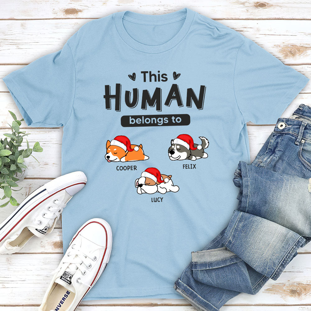 Sleepy Dogs Personalized Unisex Custom T-shirt - Ideal Gift for Pet Lovers