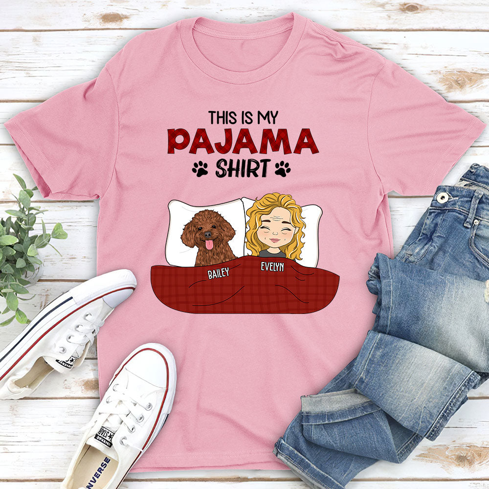 Customizable Personalized Unisex Pet Pajama T - Shirt for Pet Lovers