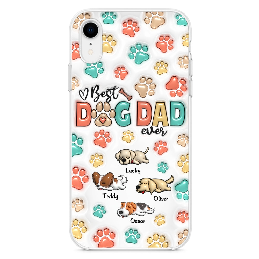 Best Fur Mom Ever! Personalized 3D Inflated Effect Custom Phone Case