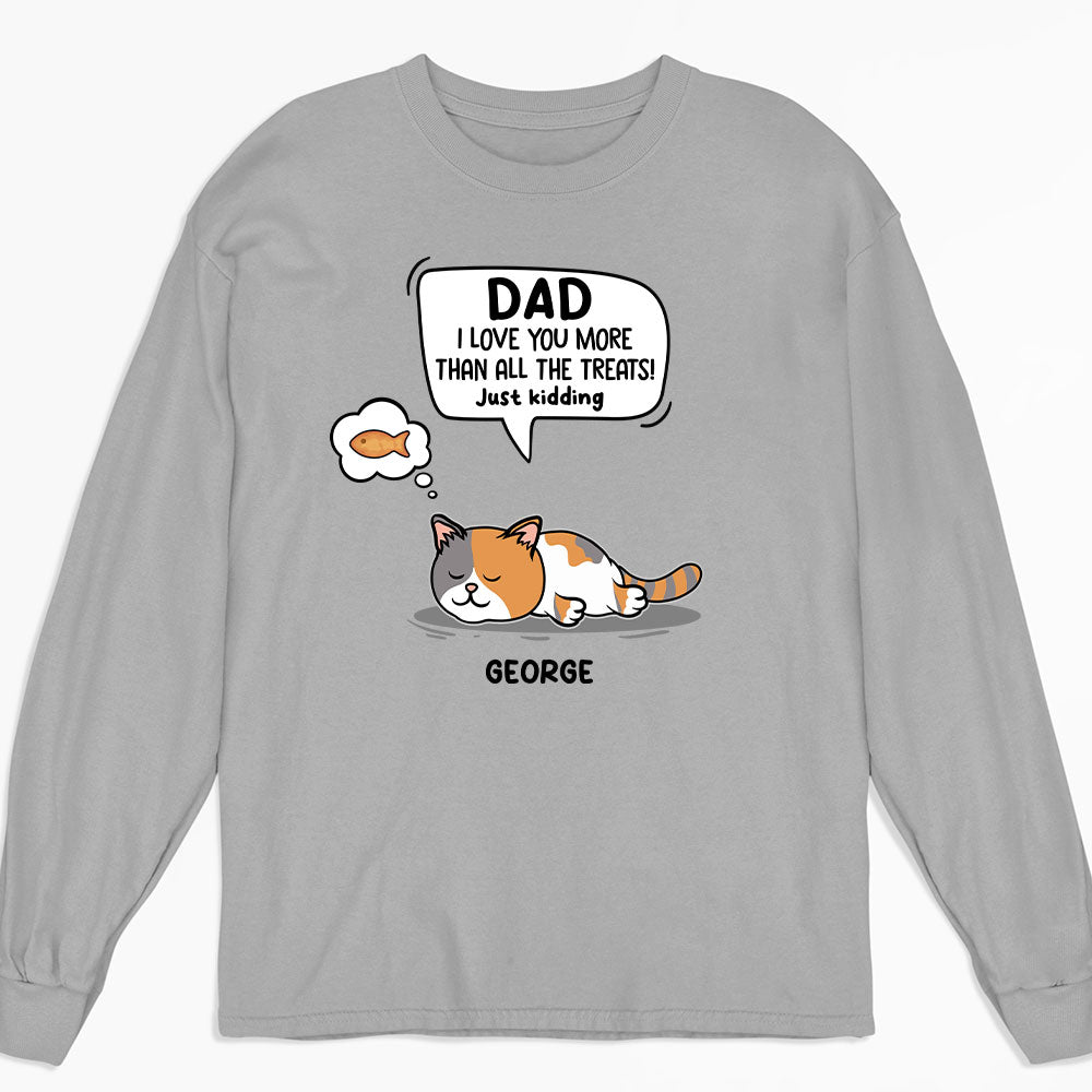 Customizable Long Sleeve Cat T-shirt: A Perfect Gift for Pet Lovers