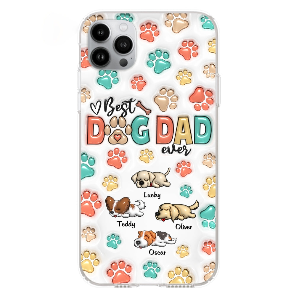 Best Fur Mom Ever! Personalized 3D Inflated Effect Custom Phone Case