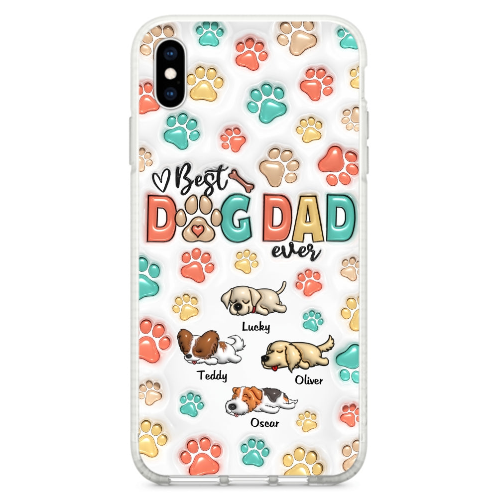 Best Fur Mom Ever! Personalized 3D Inflated Effect Custom Phone Case