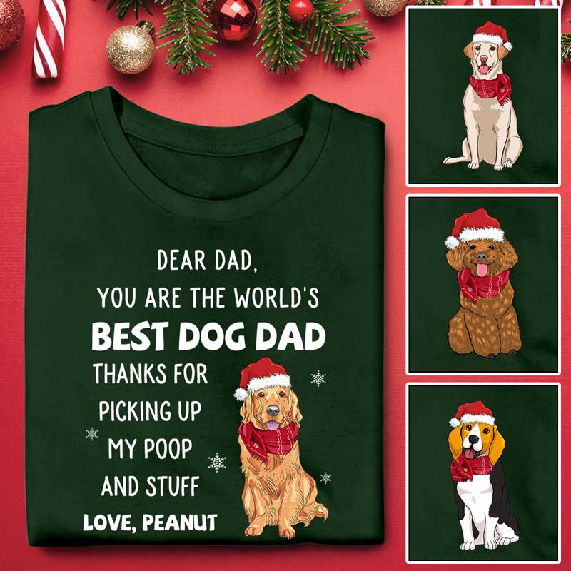 Personalized Thank You Dad/Mom Unisex T-shirt - Ideal Gift for Pet Lovers